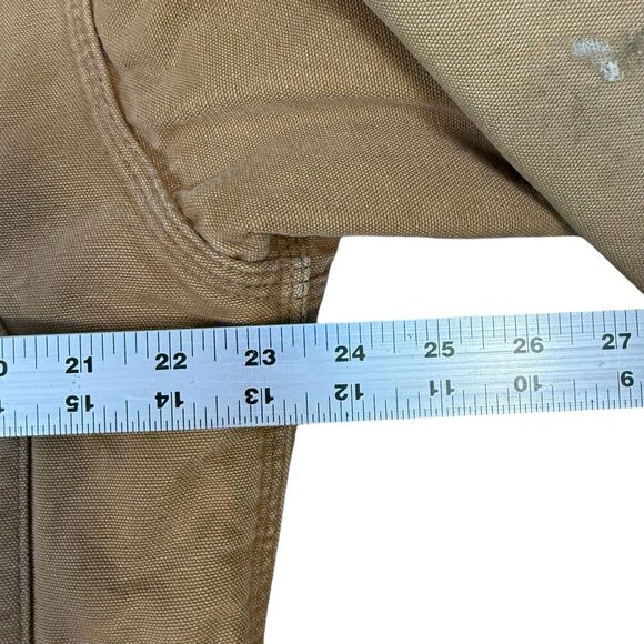 VTG Carhartt 996QZR Coverall Mens 46R Brown Duck Insulated Quilted Lined 90s USA - Picture 7 of 10